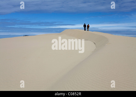 Sand Wanderer, Oregon Dunes National Recreation Area, Oregon, USA Stockfoto