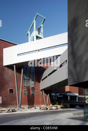 Erweiterung der Deutsche Bergbau-Museum, Black Diamond, Bochum, Ruhr und Umgebung, Nordrhein-Westfalen, Deutschland, Europa Stockfoto