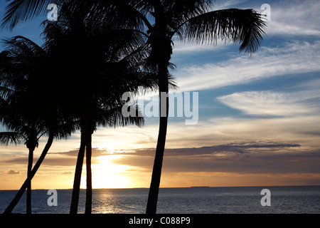 Florida Keys-Sonnenuntergang Stockfoto