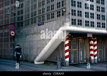 Straßenecke in Amsterdam Stockfoto