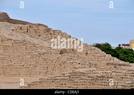 Huaca Pucllana, Pyramide Miraflores Lima Peru Südamerika Stockfoto