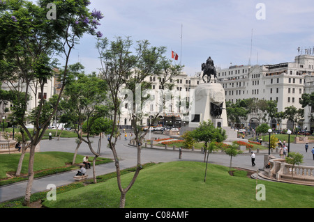 Denkmal für José de San Martín, Lima, Peru Stockfoto