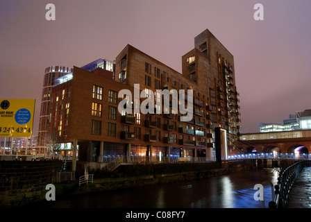 Kornkammer Wharf in Leeds Stockfoto