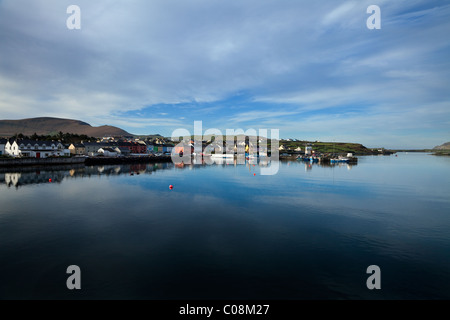Der Hafen von Portmagee auf dem Ring of Kerry, County Kerry, Irland Stockfoto