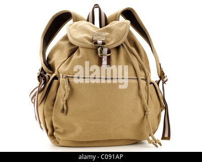 Kleinen Quadra Canvas rucksack Stockfoto