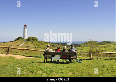 Dornbusch Leuchtturm, 72 Meter, Insel Hiddensee, Landkreis, Rügen, Mecklenburg-Western Pomerania, Deutschland, Europa Stockfoto