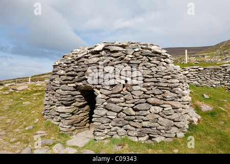 Glenfahan Bienenstock Hütte, Slea Head, Halbinsel Dingle, County Kerry ...