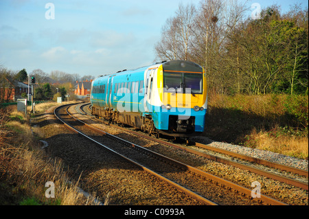 Fotografien von Arriva Zügen Stockfoto