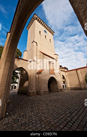 Isartor Tor, Altstadt, München, Bayern, Deutschland, Europa Stockfoto