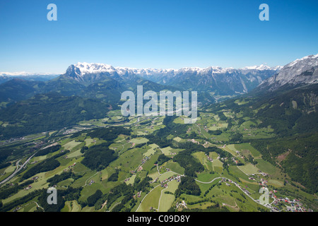 Luftbild, Berge, Werfenweng, Austria, Europe Stockfoto