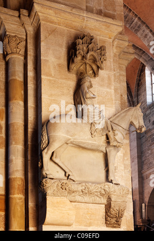 Bamberger Reiter Reiter, Bamberger Dom Dom, Bamberg, Oberfranken, Franken, Bayern, Deutschland, Europa Stockfoto