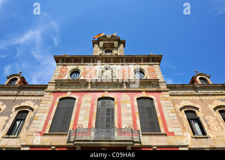 Parlament de Catalunya, das katalanische Parlament, Parc De La Ciutadella, Barcelona, Katalonien, Spanien, Europa Stockfoto