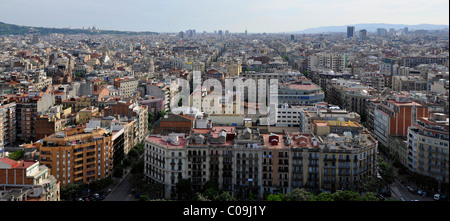 Panoramablick, Barcelona, Katalonien, Spanien, Europa Stockfoto