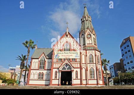 Catedral de San Marcos Kathedrale, Kirche, Architekt Gustave Eiffel, quadratische Plaza Colon, Arica, Norte Grande, Nordchile Stockfoto