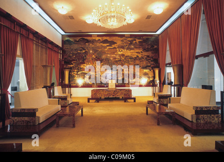 Elk134-3424 Vietnam Ho Chi Minh Stadt Saigon Wiedervereinigung Hall Meeting-Raum Stockfoto