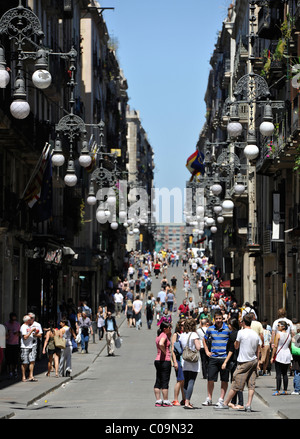 Carrer de Ferran Straße, Barcelona, Katalonien, Spanien, Europa Stockfoto