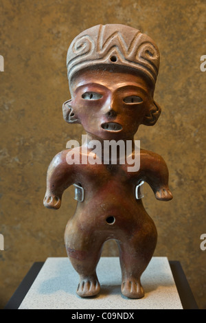 Tlatilco Stil Figur aus dem Tal Tehuacan, nationale Museum für Anthropologie, Mexiko-Stadt. Stockfoto