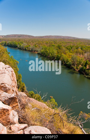 die Aussicht und die Schönheit der Schlucht Katherin, Australien Stockfoto