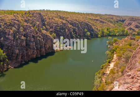 die Aussicht und die Schönheit der Schlucht Katherin, Australien Stockfoto