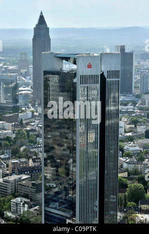 Messeturm-Messeturm, Trianon Hochhaus, Financial District, Frankfurt Am Main, Hessen, Deutschland, Europa Stockfoto