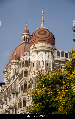 Indien, Bundesstaat Maharashtra, Mumbai (aka Bombay). Das berühmte 5-Sterne historische Taj Hotel. Stockfoto