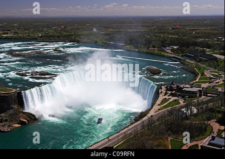 Niagarafälle vom Skylon Tower, Ontario, Kanada Stockfoto