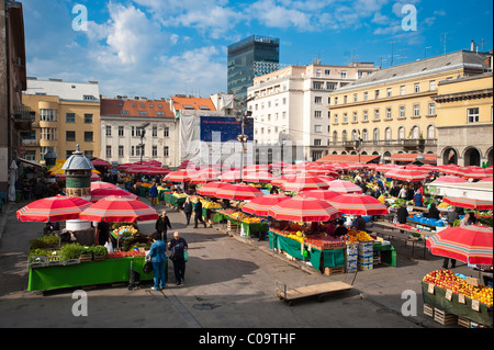 Dolac, Marktplatz, Zagreb, Kroatien, Europa Stockfoto