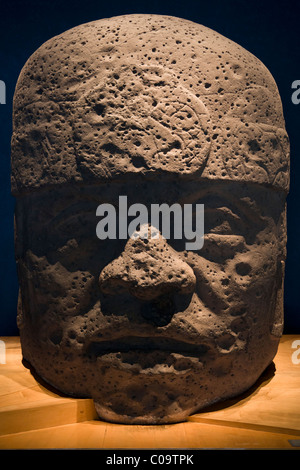 2 Denkmal von der antiken Stadt der Olmeken von San Lorenzo, einer der berühmten Olmeken kolossale Stein Leiter. Stockfoto