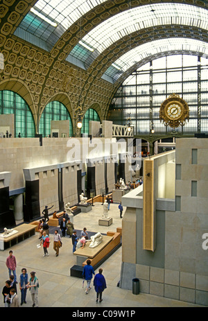 Touristen, Besucher, Musee d ' Orsay, Musée d ' Orsay, Paris, Frankreich, Europa Stockfoto