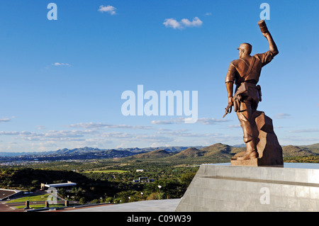 Helden-Acre, Heldenplatz Feld, Denkmal für die Helden der Unabhängigkeitskriege, mit einer Statue des unbekannten Soldaten, errichtet von Stockfoto