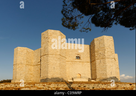 Castel del Monte, gebaut von Emperor Frederick II von Hohenstaufen, UNESCO World Heritage Site, Apulien, Puglia, Italien Stockfoto