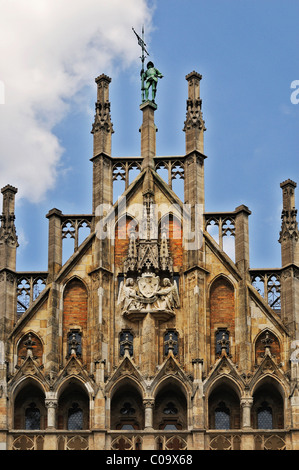 Fassade, Neues Rathaus Rathaus, München, Bayern, Deutschland, Europa Stockfoto