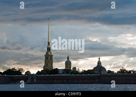 Peter-Pauls-Festung in Sankt Petersburg Stockfoto