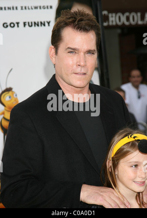 Ray Liotta und Karsen Liotta Los Angeles Film-premiere von "Bee Movie" im Mann Village Theater - Ankünfte Westwood, statt Stockfoto