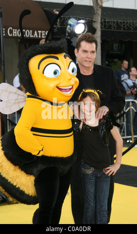 Ray Liotta und Karsen Liotta Los Angeles Film-premiere von "Bee Movie" im Mann Village Theater - Ankünfte Westwood, statt Stockfoto