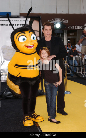 Ray Liotta, Karsen Liotta Los Angeles Filmpremiere von "Bee Movie" statt an Mann Village Theater - Ankünfte Westwood, Kalifornien Stockfoto