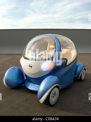 Nissan präsentiert Nissan Pivo2 hat die zweite Generation seiner elektrischen Pivo Concept car, die auf debütieren enthüllt die Stockfoto