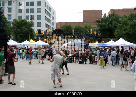 Latin Festival in Calgary, Alberta, Kanada Stockfoto