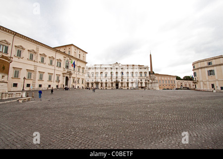 Italienischen Präsidenten Palast (Quirinale), Rom, Italien, Europa. Hauptansicht Stockfoto