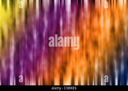 Abstrakt bunt glatt unscharf Hintergrund mit dominierenden Farben gelb, violett und orange Stockfoto