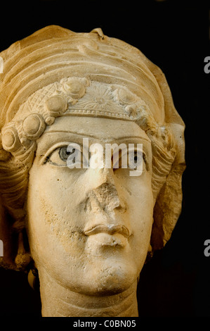 Buste de Frau 2 Cent Palmyra Syrien syrische Museum Stockfoto