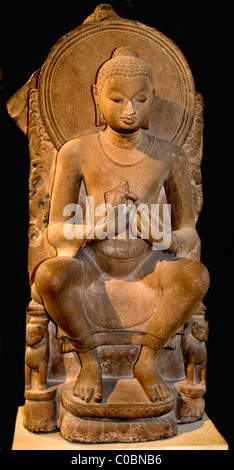 Sarnath Buddha Nord Indien Gupta 435 AD-Museum Stockfoto