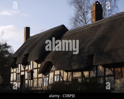 Anne Hathaways Cottage Stratford-upon-avon Stockfoto