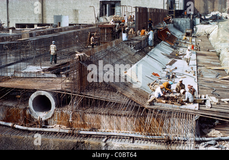 Dubai-VAE Dubai Trockendock 1977 Stockfoto