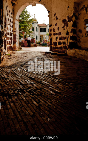 Porta de Santiago (a ' Famosa Festung), Melaka Stockfoto