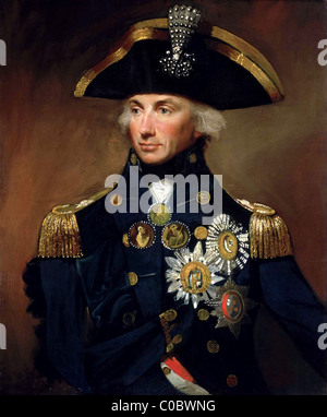 Nelson, Horatio Nelson, Konteradmiral Sir Horatio Nelson, 1758-1805. Stockfoto