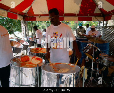 Grafton Tobago Stahlband Stockfoto