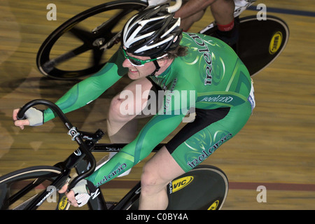 Martyn Irvine (Irland). Mens Omnium. UCI-Bahn-WM. Manchester Velodrome Stockfoto