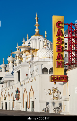 Außenseite des Trump Taj Mahal Casino, Atlantic City, New Jersey, NJ, USA Stockfoto
