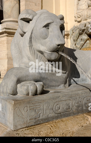 Italien, Rom, fontana dell'Acqua Felice, Moses-Brunnen Stockfoto